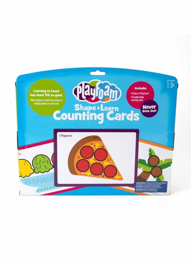 Educational Insights Playfoam Shape & Learn Counting Set, Flash Card Set, Fidget, Sensory Toys, Preschool Kindergarten Classroom Essentials, Ages 3+