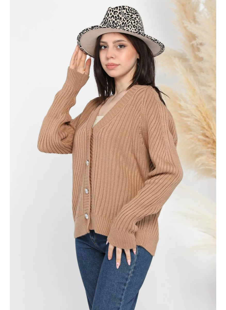 Gulseli Women's Knitted Sweater Cardigan