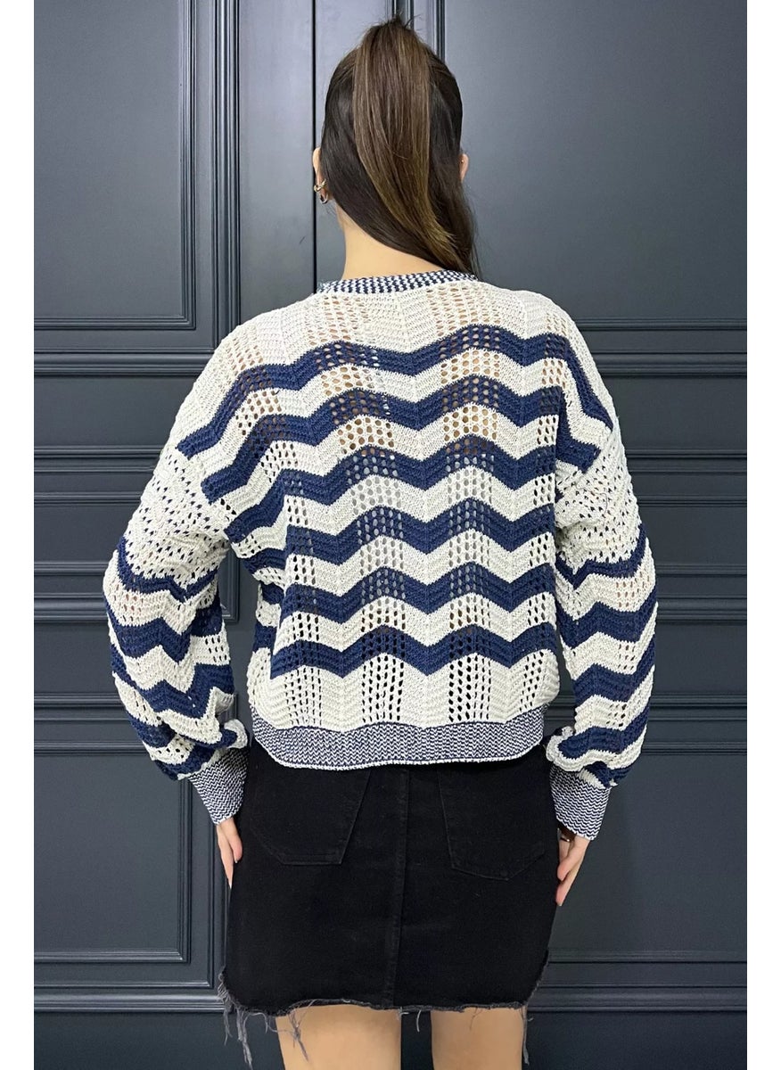 Women's Front Laced Knitted Sweater Cardigan