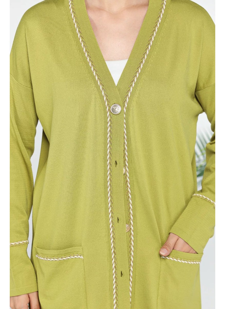 Pocket Button Detailed Knitwear Cardigan