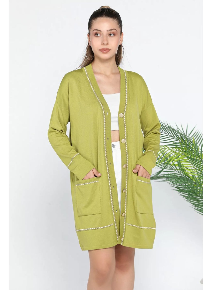 Pocket Button Detailed Knitwear Cardigan