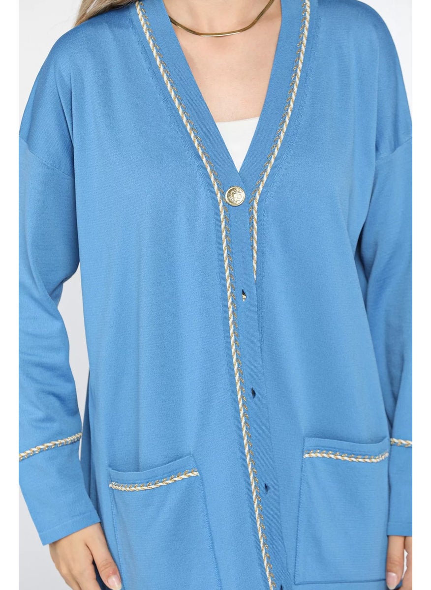 Pocket Button Detailed Knitwear Cardigan