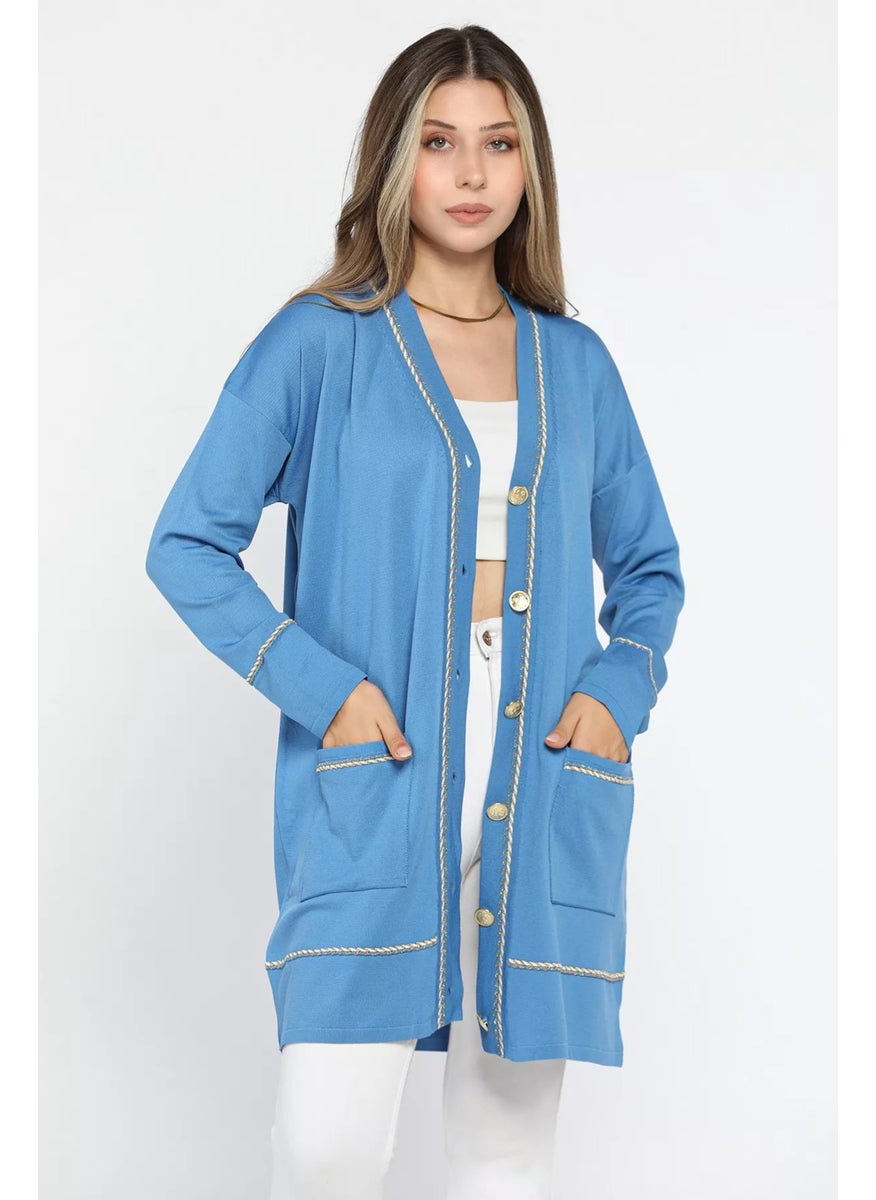 Pocket Button Detailed Knitwear Cardigan