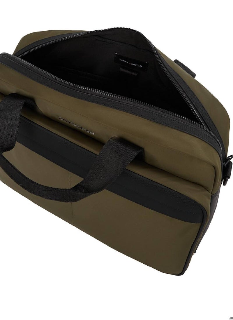 Metal Logo Laptop Bag