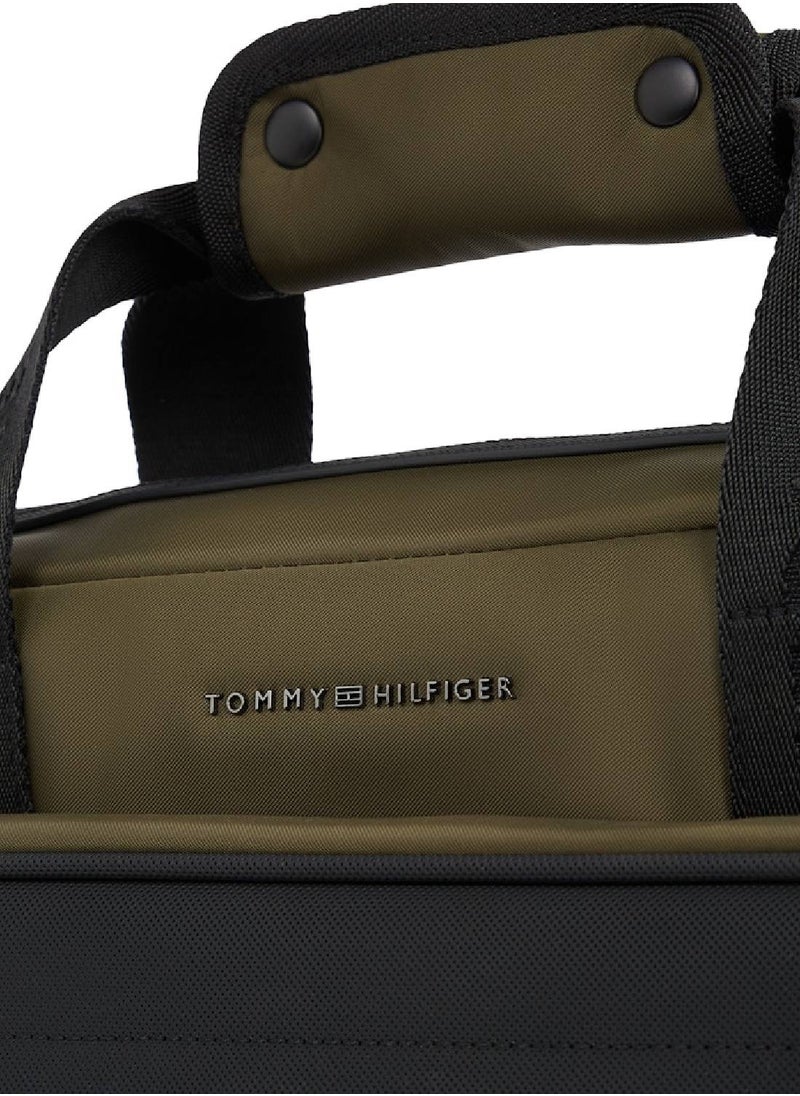 Metal Logo Laptop Bag