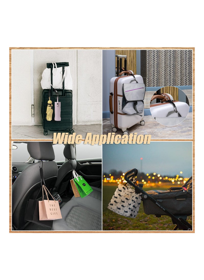 Durable Paracord Keychain Lanyard with Clips for Keys, Water Bottles, and Tools - Includes Carabiner for Easy Attachment to Backpacks and Gear.