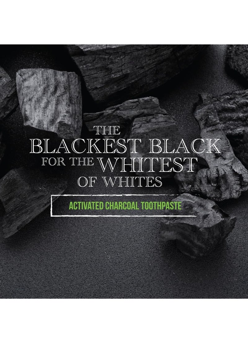 Bentodent toothpaste - Teeth Whitening Products | Activated Charcoal Mint Teeth Whitening Toothpaste | Enamel Safe, Natural | Foam free, Fluoride Free - (Pack of 2 Teeth Whitening Products)