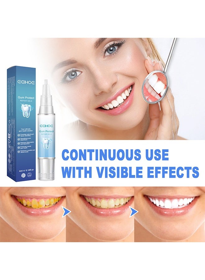 Gum Protect Repair Gels-Teeth Whitening,Remove Deep Dirt ,Restore Oral Health for Men and Women 4ml