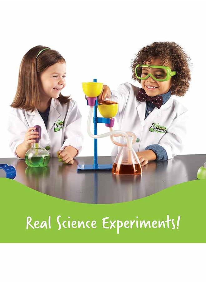 Learning Resources Primary Science Deluxe Lab Set, 20 Kids Science Experiments, Realistic Lab Tools for Kids, Preschool STEM Toys, Test Tubes for Kids, 45-Piece, Ages 3+