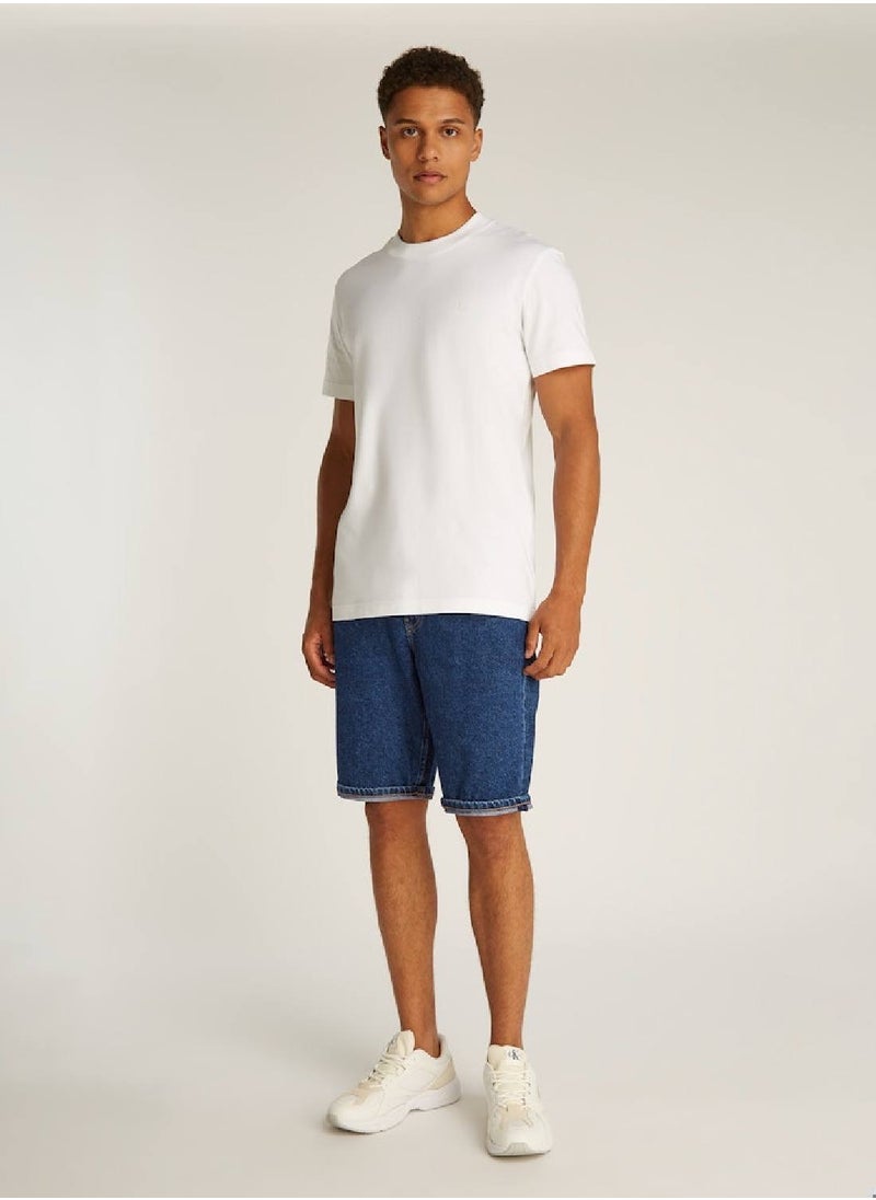 Men's Denim Shorts - Cotton, Blue