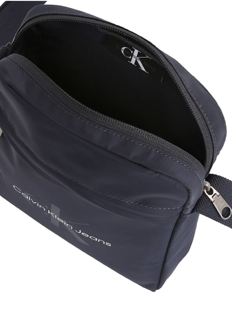 Men's Sports Reporter Crossover Bag - Polyester, Blue
