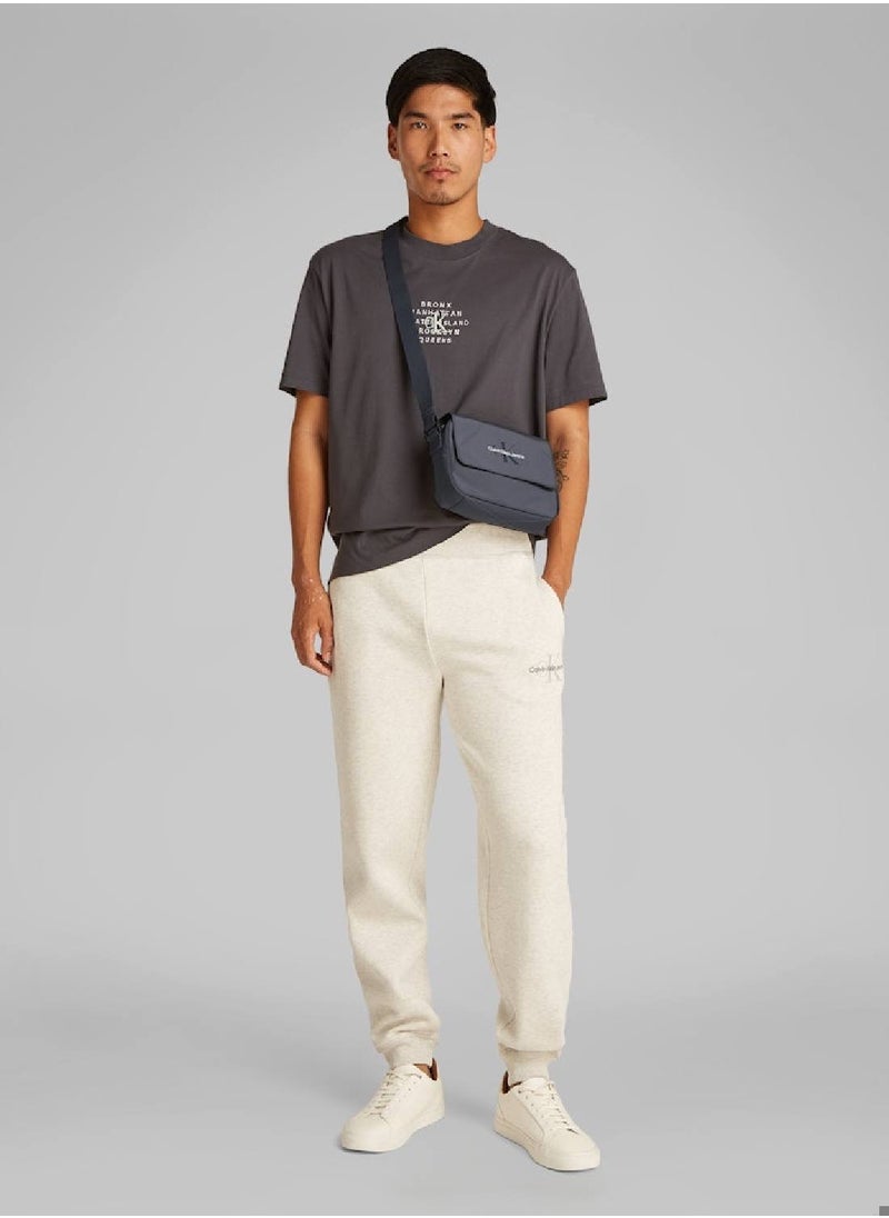 Men's Sports Essential Crossover Flap Bag - Polyester, Blue