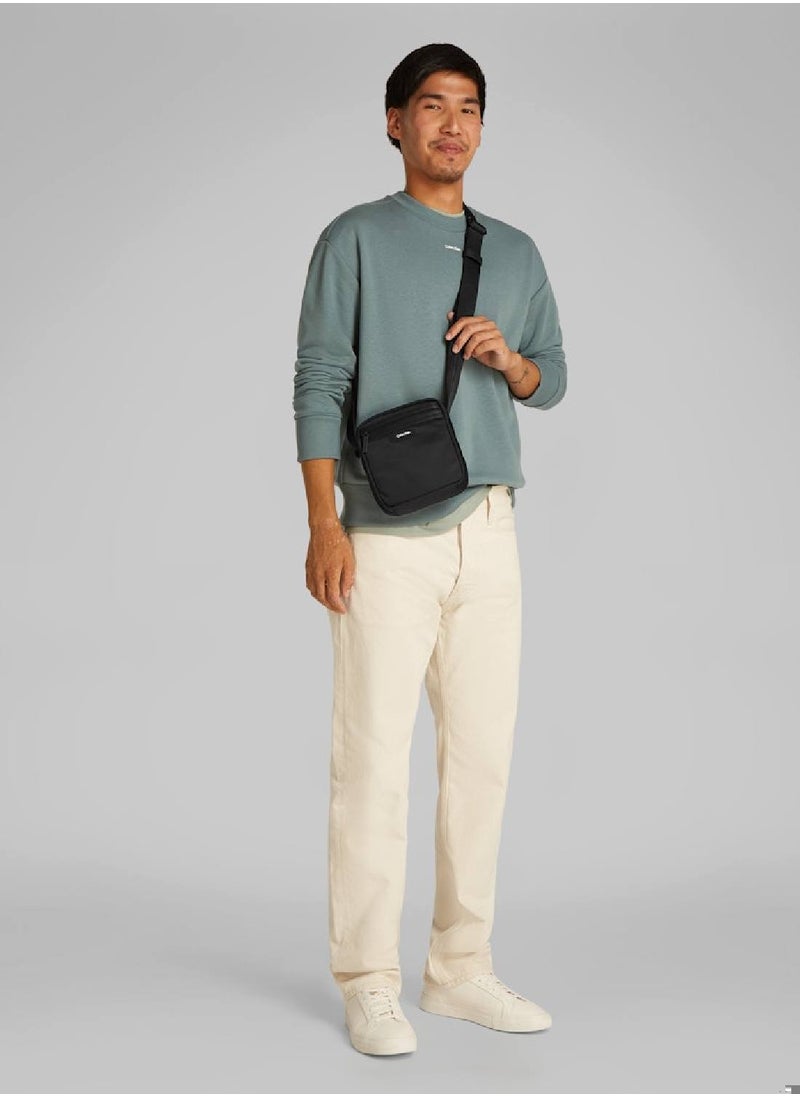 Men's Reporter Bag - Polyester, Black