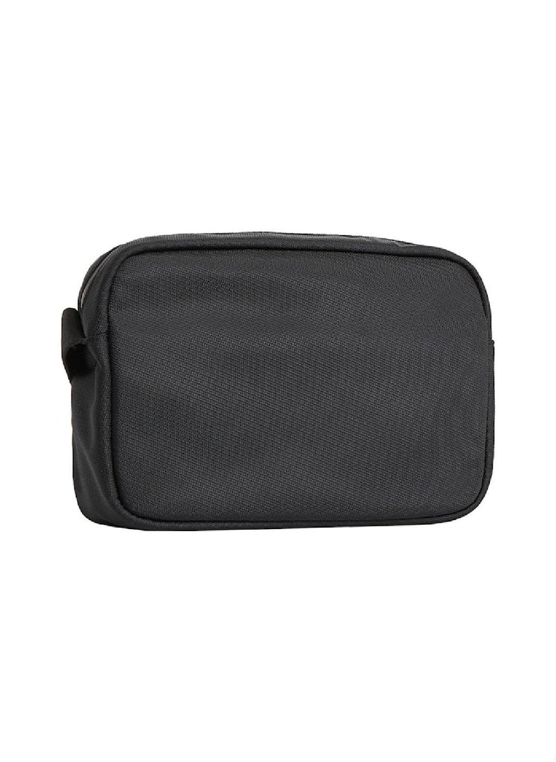 Men's Crossbody Camera Bag - Polyester, Black