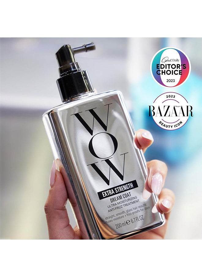 Extra Strength Dream Coat Ultra-Moisturizing Anti-Frizz Treatment Smooth, Long-lasting Results