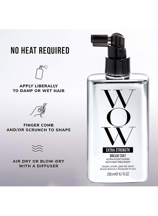 Extra Strength Dream Coat Ultra-Moisturizing Anti-Frizz Treatment Smooth, Long-lasting Results