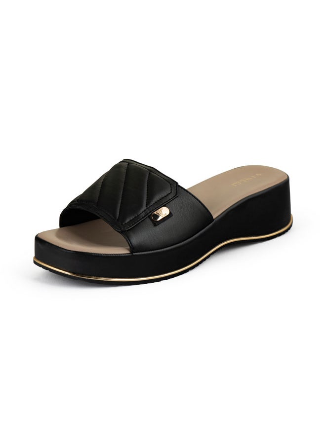 Women Single Strap Wedge Sandals