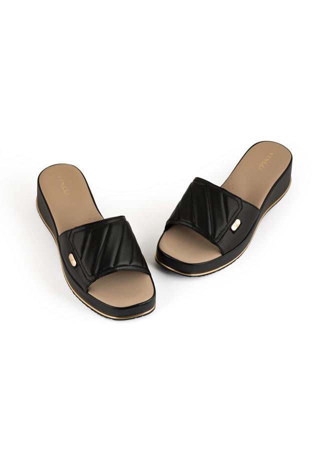 Women Single Strap Wedge Sandals