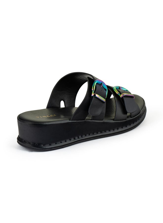 Women Multi Strap Wedge Sandals