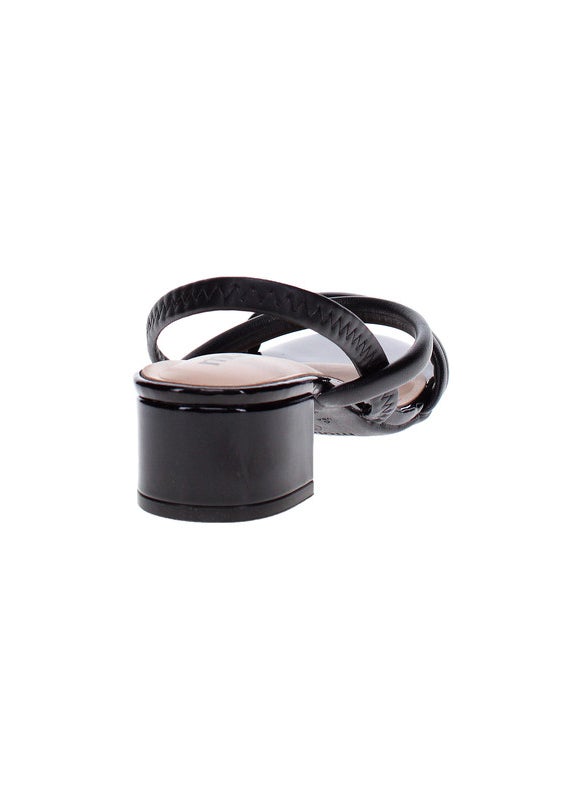 Moleca Ladies Sandals With Back Strap Black | Made In Brazil
