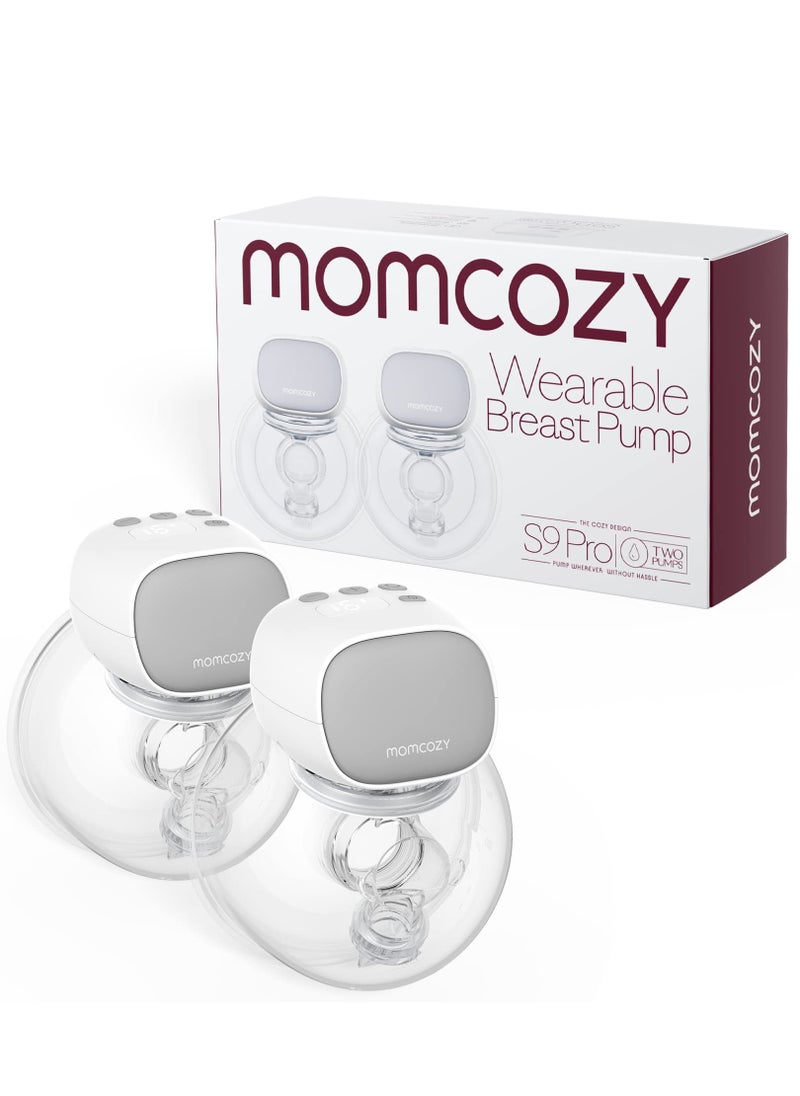 S9 Pro Double Electric Breast Pump, Wearable Breast Pump, LED Display,  2 Modes and 9 Levels