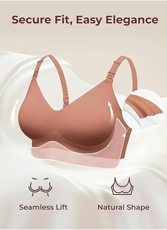 YN21 Seamless Ultra Comfort Maternity Nursing Bras For Breastfeeding