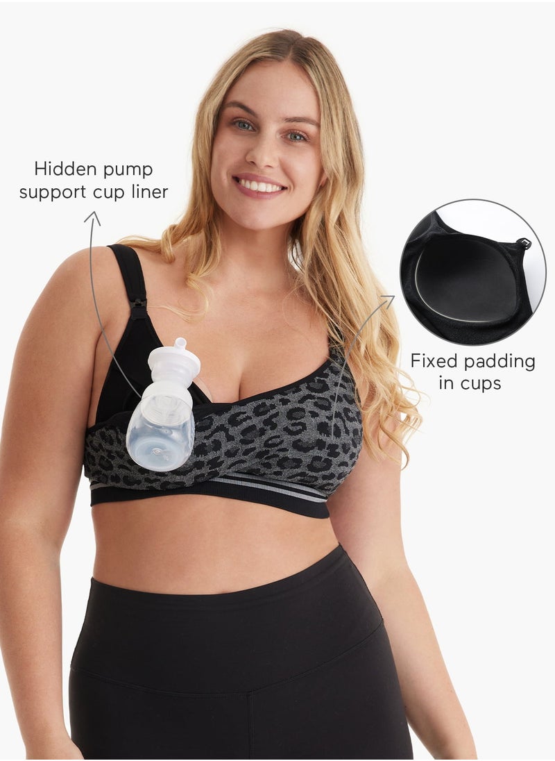 Hands Free Pumping Bra, Maternity Nursing Bras Support for Spectra, Medela, Elvie, Willow and More