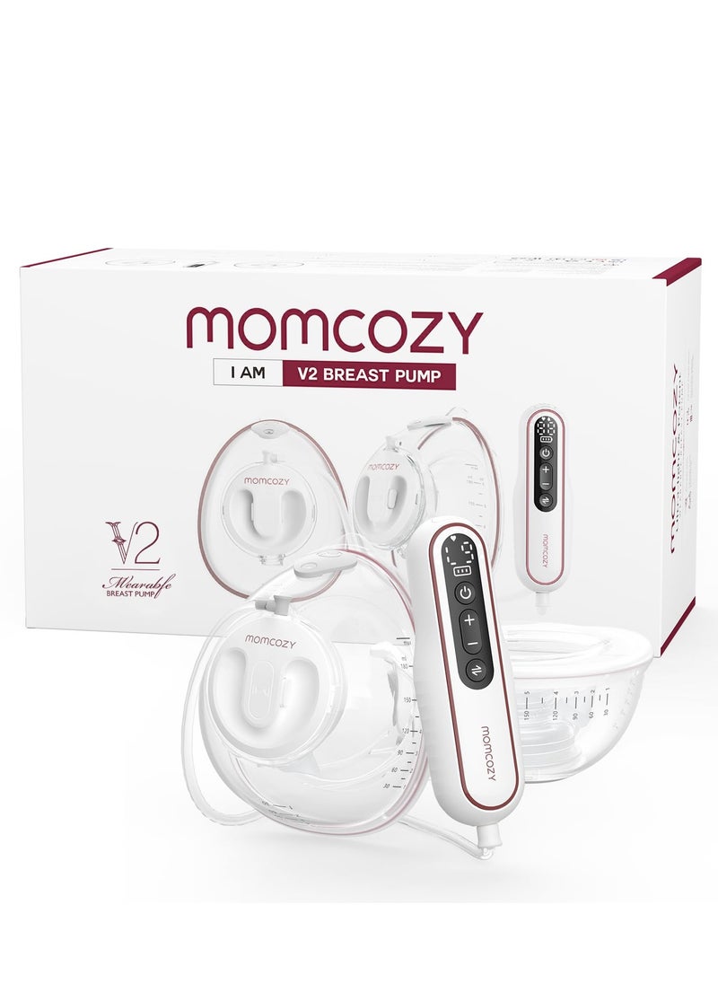 Painless, Potent, Wearable, Ultra-Light, Hands Free, Portable Double Electric Breast Pump V2 With 27 Pumping Combinations