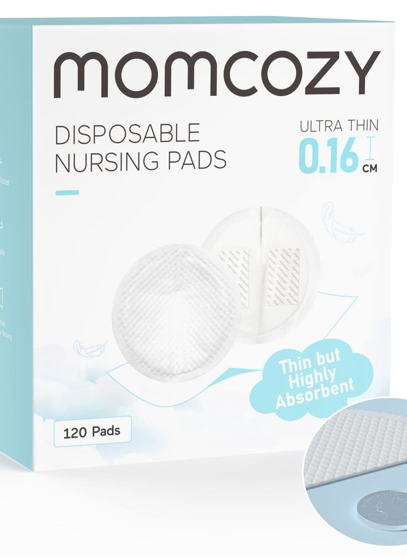 Ultra-Thin Disposable Nursing Pads, Super Absorbent and Breathable Breastfeeding Pads, Make The Breasts Light and Unburdened, 3D Shape for The Best Fit, Individually Packaged