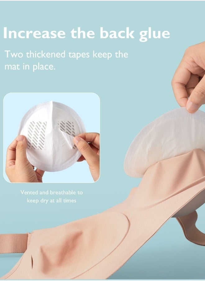 Ultra-Thin Disposable Nursing Pads, Super Absorbent and Breathable Breastfeeding Pads, Make The Breasts Light and Unburdened, 3D Shape for The Best Fit, Individually Packaged