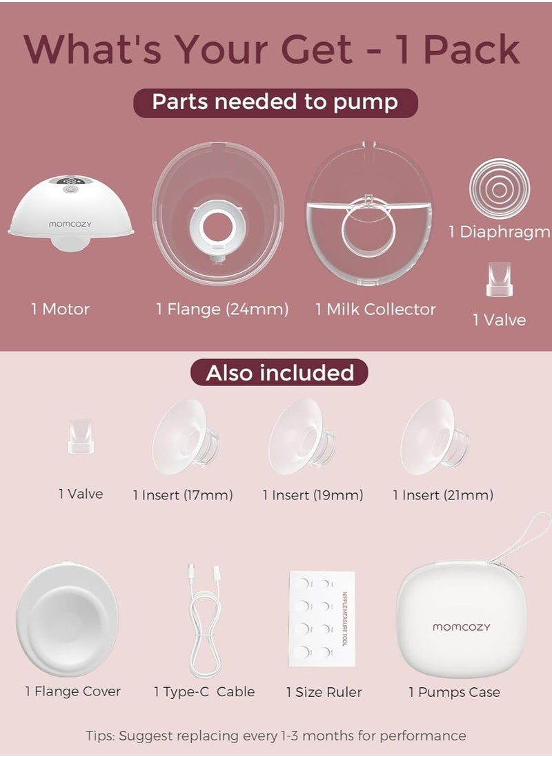 Electric, Hands Free, Portable M5 Double Breast Pump With 3 Modes And 9 Levels u0026  Bottle Brush Kit, Innovative Push-Press Design for Better Cleaning