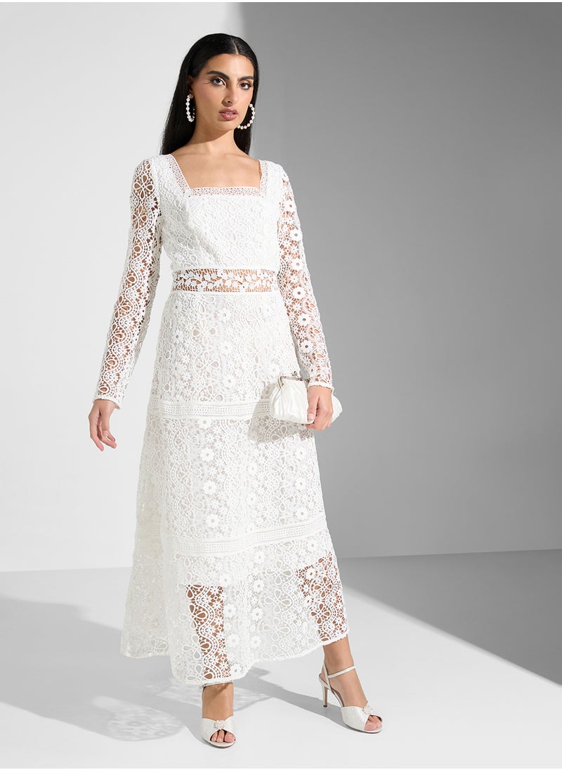 Square Neck Maxi Dress