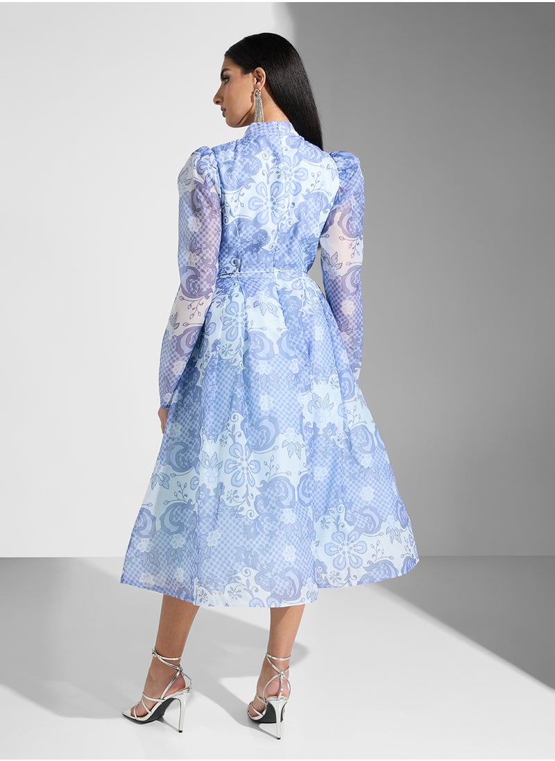 Floral Organza Dress