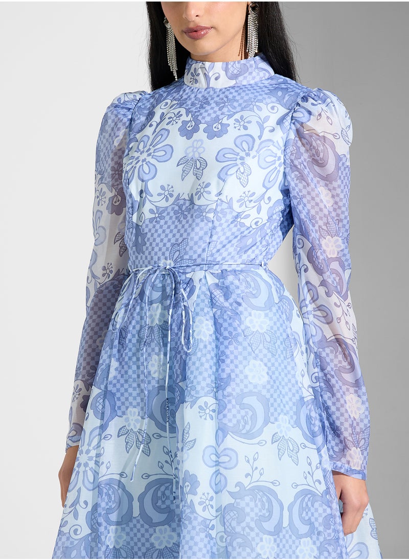 Floral Organza Dress