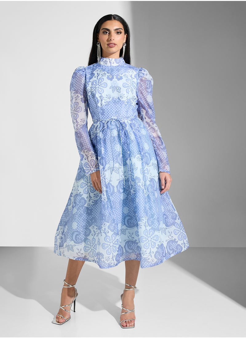 Floral Organza Dress