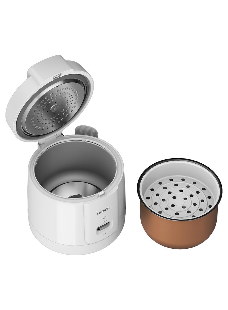 Rice Cooker 800W-950W Cooking Power, Non-stick inner pot, LED Light Display, Easy to Clean after Cooking, Keeps your food warm for up to 12 hours 1.8 L 800 W RZS18MNW White