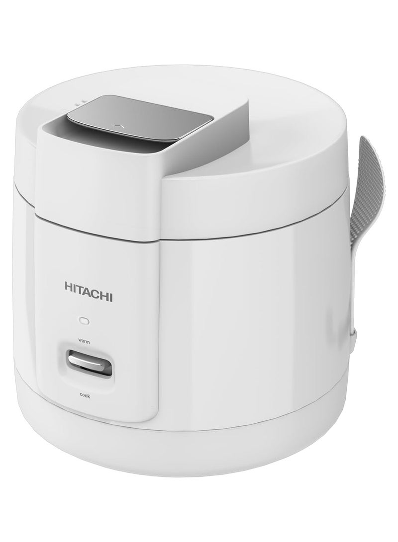 Rice Cooker 800W-950W Cooking Power, Non-stick inner pot, LED Light Display, Easy to Clean after Cooking, Keeps your food warm for up to 12 hours 1.8 L 800 W RZS18MNW White