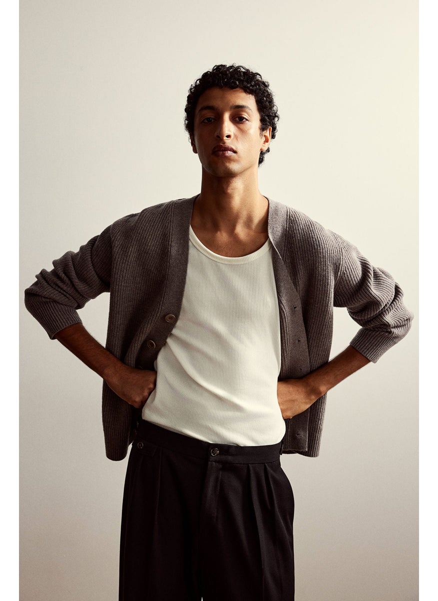 Regular Fit Wool Cardigan