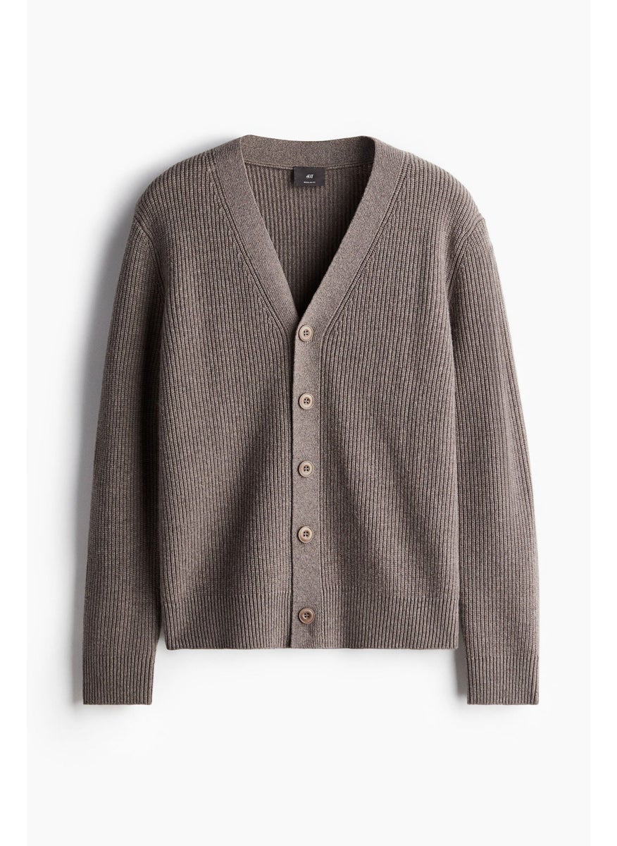 Regular Fit Wool Cardigan