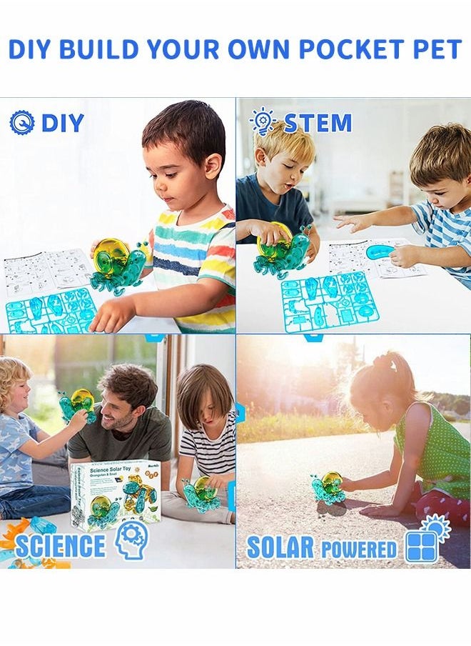 Solar Robot Toys, Snail Walking DIY Building Toys Experiment Science Kits for Kids, STEM Learning and Education System Kids- Assembly