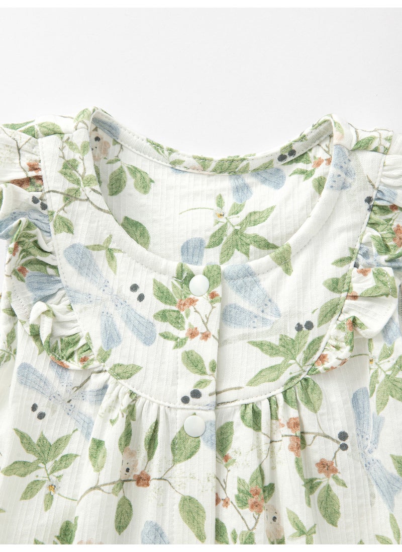 Baby Girl Knit short sleeve suit