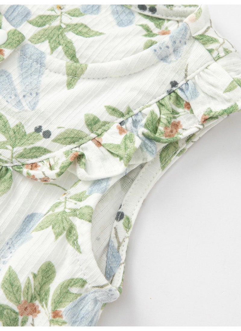 Baby Girl Knit short sleeve suit