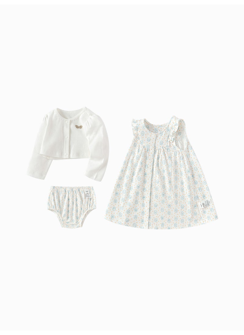 Baby Girl Knit short sleeve suit