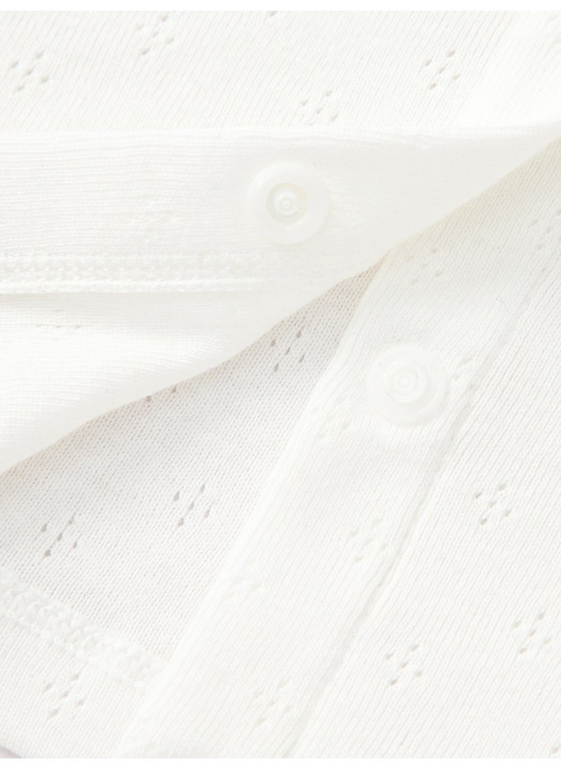 Baby Girl Knit short sleeve suit