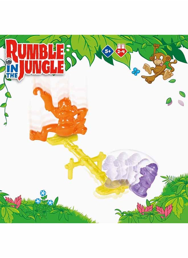 TOMY Rumble in the Jungle Board Game – Fun & Action-Packed Adventure for Kids & Families!
