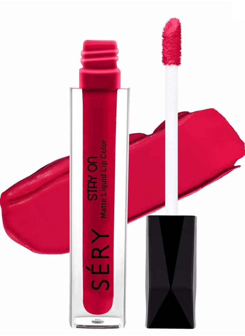Liquid Lipstick  Matte   Don't Stop Me Red