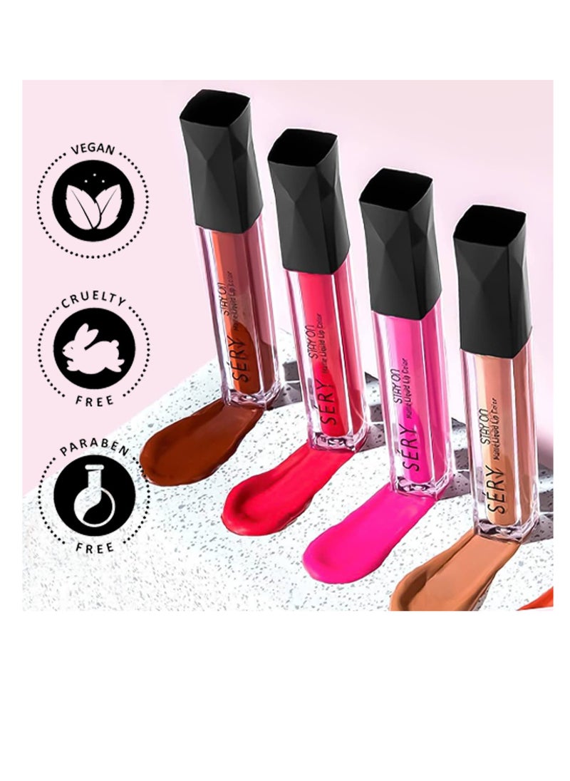 Liquid Lipstick  Matte   Don't Stop Me Red
