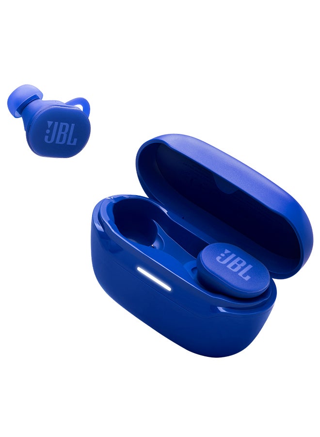 Endurance Race 2, True Wireless Bluetooth Earbuds, 48 hrs Battery, IP68 Water and Dust Resistance, Noise Cancellation, Pure Bass Sound, Smart Ambient, Sports Modes - JBLENDURACE2BLU Blue