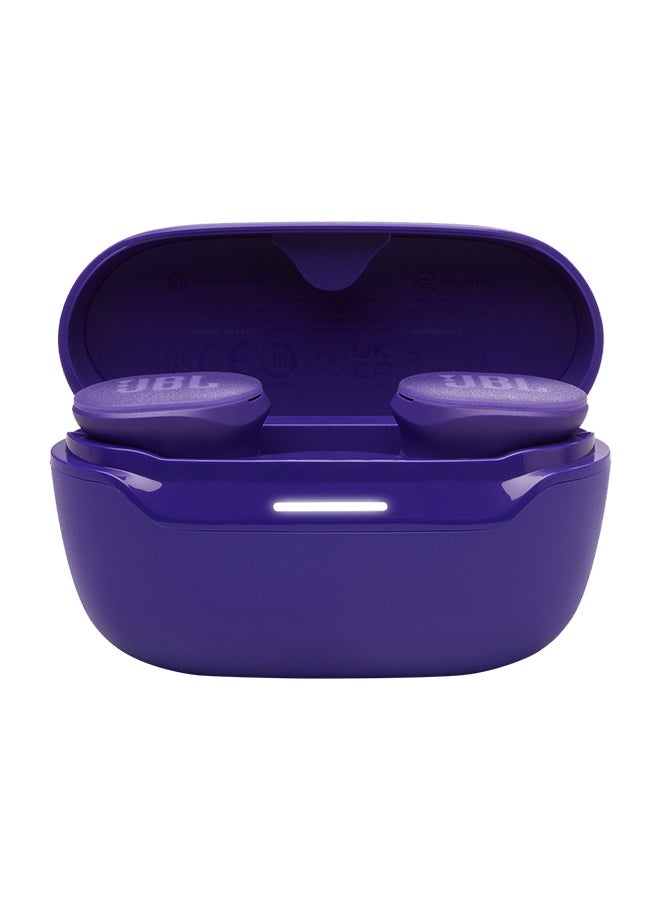 Endurance Race 2, True Wireless Bluetooth Earbuds, 48 hrs Battery, IP68 Water and Dust Resistance, Noise Cancellation, Pure Bass Sound, Smart Ambient, Sports Modes - JBLENDURACE2PUR Purple