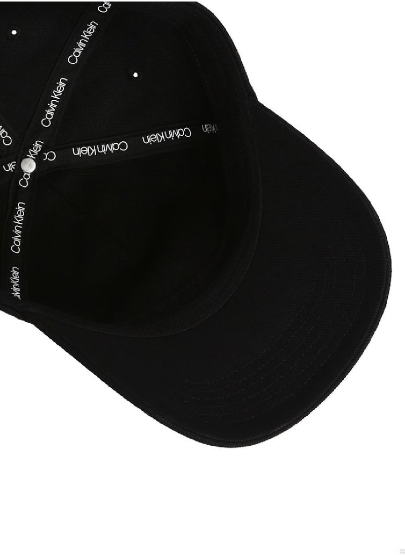 Women's Twill Logo Cap - Cotton, Black